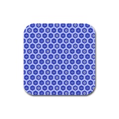 A Hexagonal Pattern Rubber Square Coaster (4 pack) 