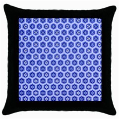 A Hexagonal Pattern Throw Pillow Case (Black)