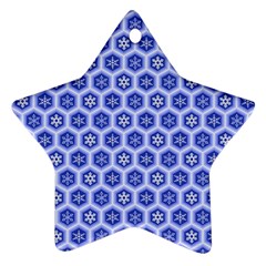 A Hexagonal Pattern Star Ornament (Two Sides)