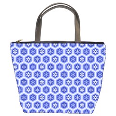 A Hexagonal Pattern Bucket Bag