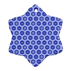 A Hexagonal Pattern Snowflake Ornament (two Sides)