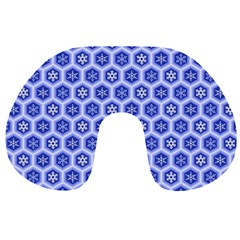 A Hexagonal Pattern Travel Neck Pillows