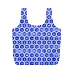 A Hexagonal Pattern Full Print Recycle Bag (M)