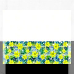 Narcissus Yellow Flowers Winter Rectangular Jigsaw Puzzl by Pakrebo