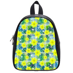 Narcissus Yellow Flowers Winter School Bag (small) by Pakrebo