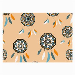 Dreamcatcher Pattern Pen Background Large Glasses Cloth (2-side) by Pakrebo