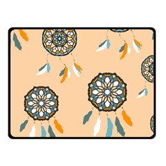 Dreamcatcher Pattern Pen Background Fleece Blanket (small) by Pakrebo