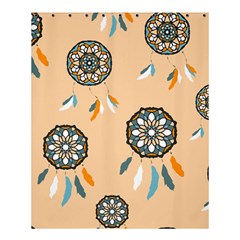 Dreamcatcher Pattern Pen Background Shower Curtain 60  X 72  (medium)  by Pakrebo