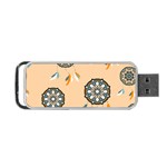 Dreamcatcher Pattern Pen Background Portable USB Flash (Two Sides) Front