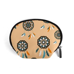 Dreamcatcher Pattern Pen Background Accessory Pouch (small) by Pakrebo