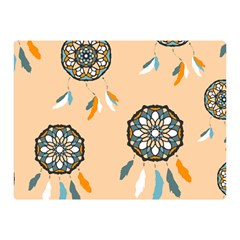 Dreamcatcher Pattern Pen Background Double Sided Flano Blanket (mini)  by Pakrebo