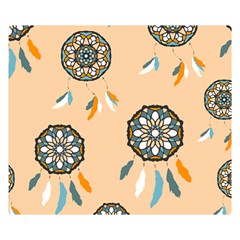 Dreamcatcher Pattern Pen Background Double Sided Flano Blanket (small)  by Pakrebo