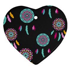 Dreamcatcher Seamless American Ornament (Heart)