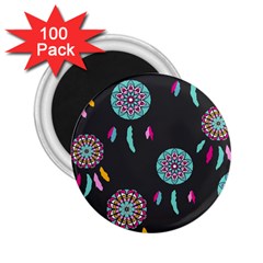 Dreamcatcher Seamless American 2.25  Magnets (100 pack) 