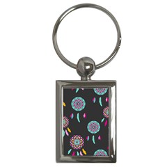 Dreamcatcher Seamless American Key Chains (Rectangle) 