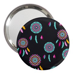 Dreamcatcher Seamless American 3  Handbag Mirrors