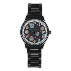 Dreamcatcher Seamless American Stainless Steel Round Watch