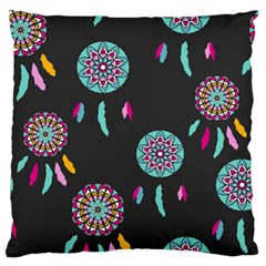 Dreamcatcher Seamless American Large Flano Cushion Case (One Side)