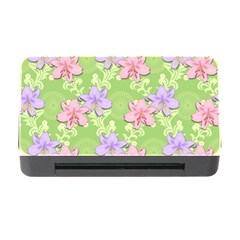 Lily Flowers Green Plant Natural Memory Card Reader With Cf by Pakrebo