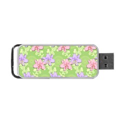 Lily Flowers Green Plant Natural Portable Usb Flash (one Side) by Pakrebo