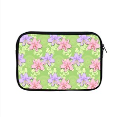 Lily Flowers Green Plant Natural Apple Macbook Pro 15  Zipper Case by Pakrebo