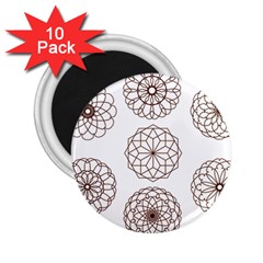 Graphics Geometry Abstract 2 25  Magnets (10 Pack)  by Pakrebo