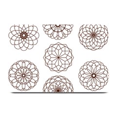 Graphics Geometry Abstract Plate Mats by Pakrebo