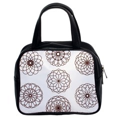 Graphics Geometry Abstract Classic Handbag (two Sides) by Pakrebo