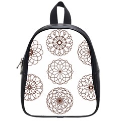 Graphics Geometry Abstract School Bag (small) by Pakrebo