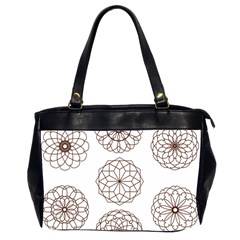 Graphics Geometry Abstract Oversize Office Handbag (2 Sides) by Pakrebo