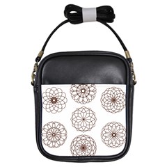 Graphics Geometry Abstract Girls Sling Bag by Pakrebo