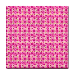 Hana Tsurukusa Heart Pink Tile Coasters by Pakrebo