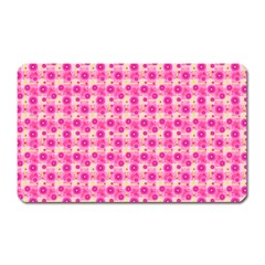 Hana Tsurukusa Heart Pink Magnet (rectangular) by Pakrebo