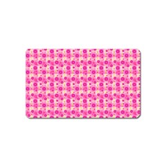 Hana Tsurukusa Heart Pink Magnet (name Card) by Pakrebo