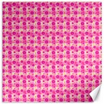 Hana Tsurukusa Heart Pink Canvas 16  x 16  15.2 x15.41  Canvas - 1