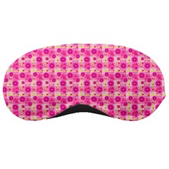 Hana Tsurukusa Heart Pink Sleeping Masks by Pakrebo