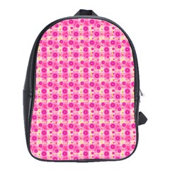 Hana Tsurukusa Heart Pink School Bag (large) by Pakrebo