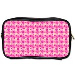 Hana Tsurukusa Heart Pink Toiletries Bag (One Side) Front