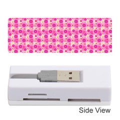 Hana Tsurukusa Heart Pink Memory Card Reader (stick) by Pakrebo