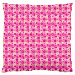 Hana Tsurukusa Heart Pink Large Cushion Case (two Sides) by Pakrebo