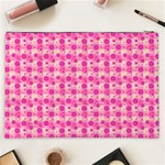 Hana Tsurukusa Heart Pink Cosmetic Bag (XXL) Back