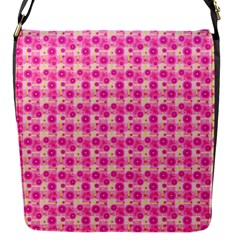 Hana Tsurukusa Heart Pink Flap Closure Messenger Bag (s) by Pakrebo