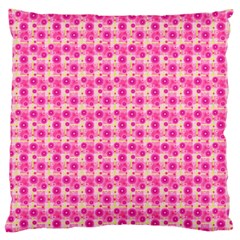 Hana Tsurukusa Heart Pink Large Flano Cushion Case (one Side) by Pakrebo