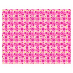 Hana Tsurukusa Heart Pink Double Sided Flano Blanket (medium)  by Pakrebo