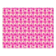 Hana Tsurukusa Heart Pink Double Sided Flano Blanket (large)  by Pakrebo