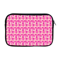 Hana Tsurukusa Heart Pink Apple Macbook Pro 17  Zipper Case by Pakrebo