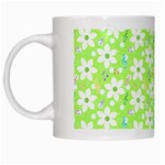 Zephyranthes Candida White Flowers White Mugs Left