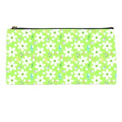 Zephyranthes Candida White Flowers Pencil Cases by Pakrebo