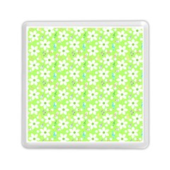 Zephyranthes Candida White Flowers Memory Card Reader (square) by Pakrebo