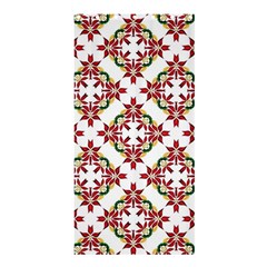 Christmas Wallpaper Background Shower Curtain 36  X 72  (stall)  by Pakrebo